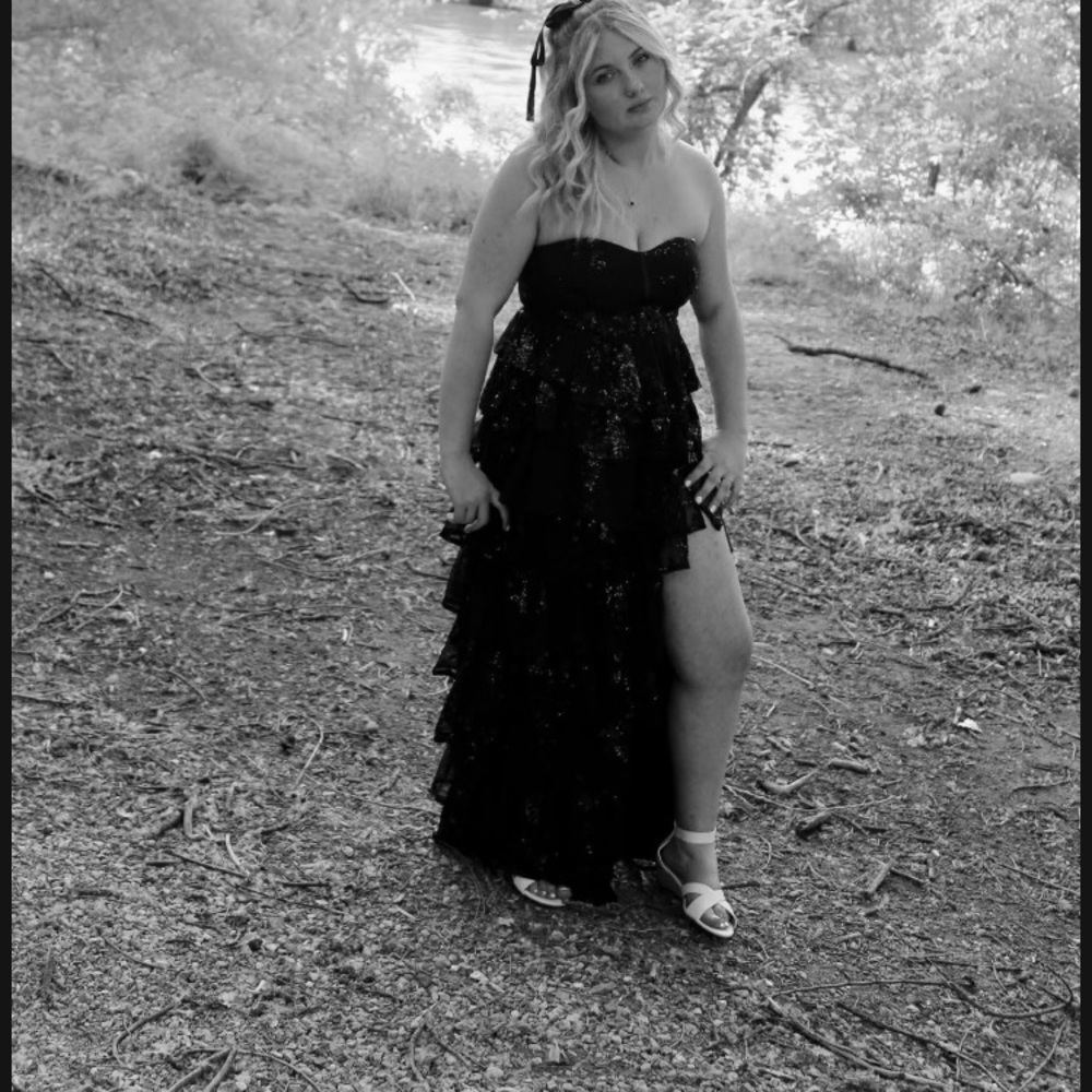Elegant Black Strapless Dress